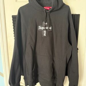 Supreme Black Hoodie for Men